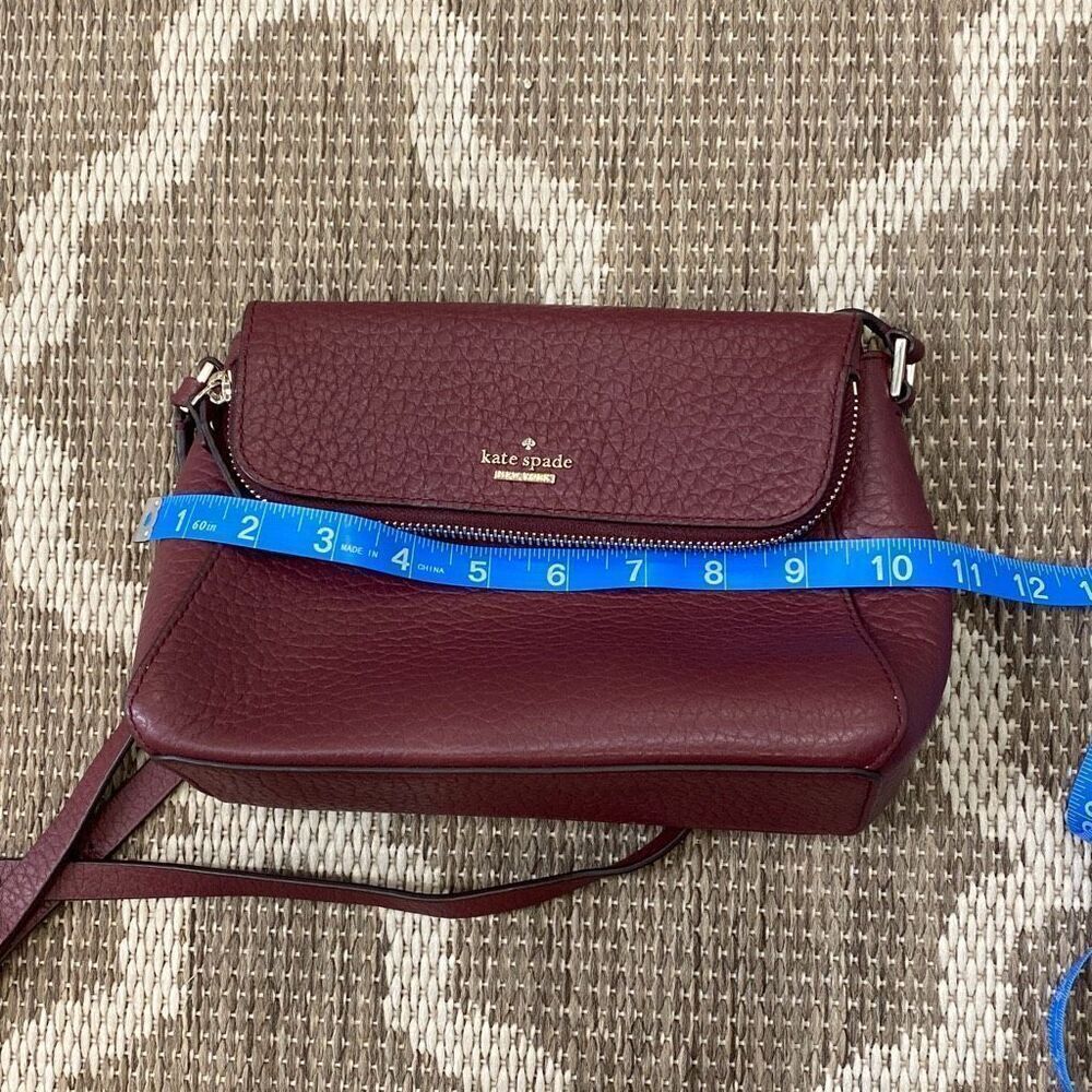 kate spade Burgundy Crossbody Bag with Gold Hardware - Picture 5 of 8
